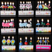 Load image into Gallery viewer, 5Pcs Kids Birthday Cake Candles