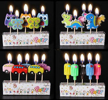 Load image into Gallery viewer, 5Pcs Kids Birthday Cake Candles