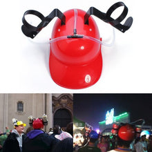 Load image into Gallery viewer, Dual Can Holder Straw Helmet Cap