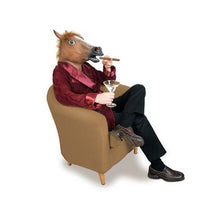 Load image into Gallery viewer, Horse Head Mask Creepy Halloween Costume