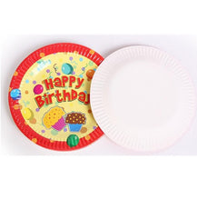 Load image into Gallery viewer, Cake Paper Plates For Kids Children Birthday
