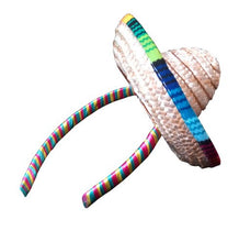Load image into Gallery viewer, Headband Mini Sombrero Top Hat
