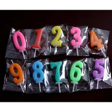 Load image into Gallery viewer, Number Wax Candle Party Supplies
