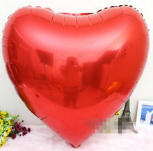 Load image into Gallery viewer, Supersize Heart Shap Foil Air Balloons