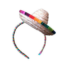 Load image into Gallery viewer, Headband Mini Sombrero Top Hat
