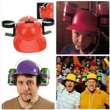 Load image into Gallery viewer, Dual Can Holder Straw Helmet Cap