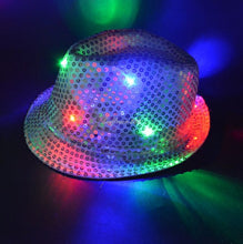 Load image into Gallery viewer, Lighting Flash Fedora Party Hat