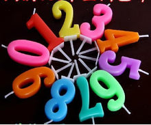 Load image into Gallery viewer, Number Wax Candle Party Supplies