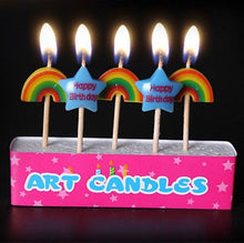 Load image into Gallery viewer, 5Pcs Kids Birthday Cake Candles