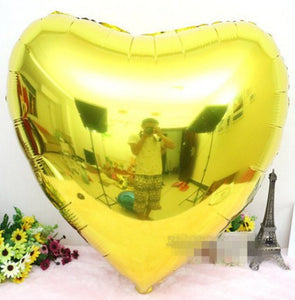 Supersize Heart Shap Foil Air Balloons