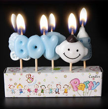 Load image into Gallery viewer, 5Pcs Kids Birthday Cake Candles