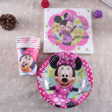 Load image into Gallery viewer, Minnie Mickey Mouse Party Set Supply
