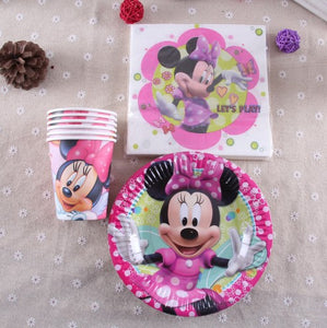 Minnie Mickey Mouse Party Set Supply